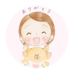 [LINEスタンプ] ゆるふわボブガール【パステル】