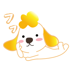 [LINEスタンプ] ゆるーぃワンコのデイリースタンプ ＃1