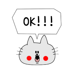 [LINEスタンプ] 猫のスタンプ(=^・^=)