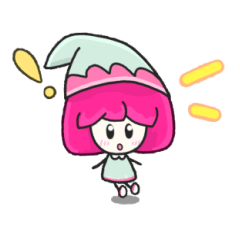 [LINEスタンプ] ハピネスガール