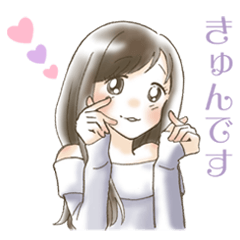 [LINEスタンプ] 爆サイ公式スタンプ【あざとい女子】