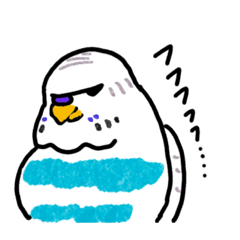 [LINEスタンプ] セキセイインコのそらぽ、はるぽ