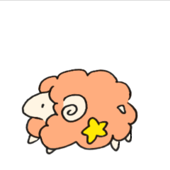 [LINEスタンプ] ひつじのようななにか