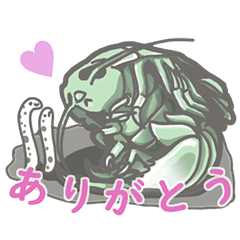 [LINEスタンプ] グソクムシのつぶやき