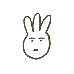 [LINEスタンプ] 多分、うさぎ