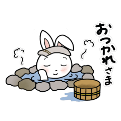 [LINEスタンプ] 年中使える白うさぎのルーナ